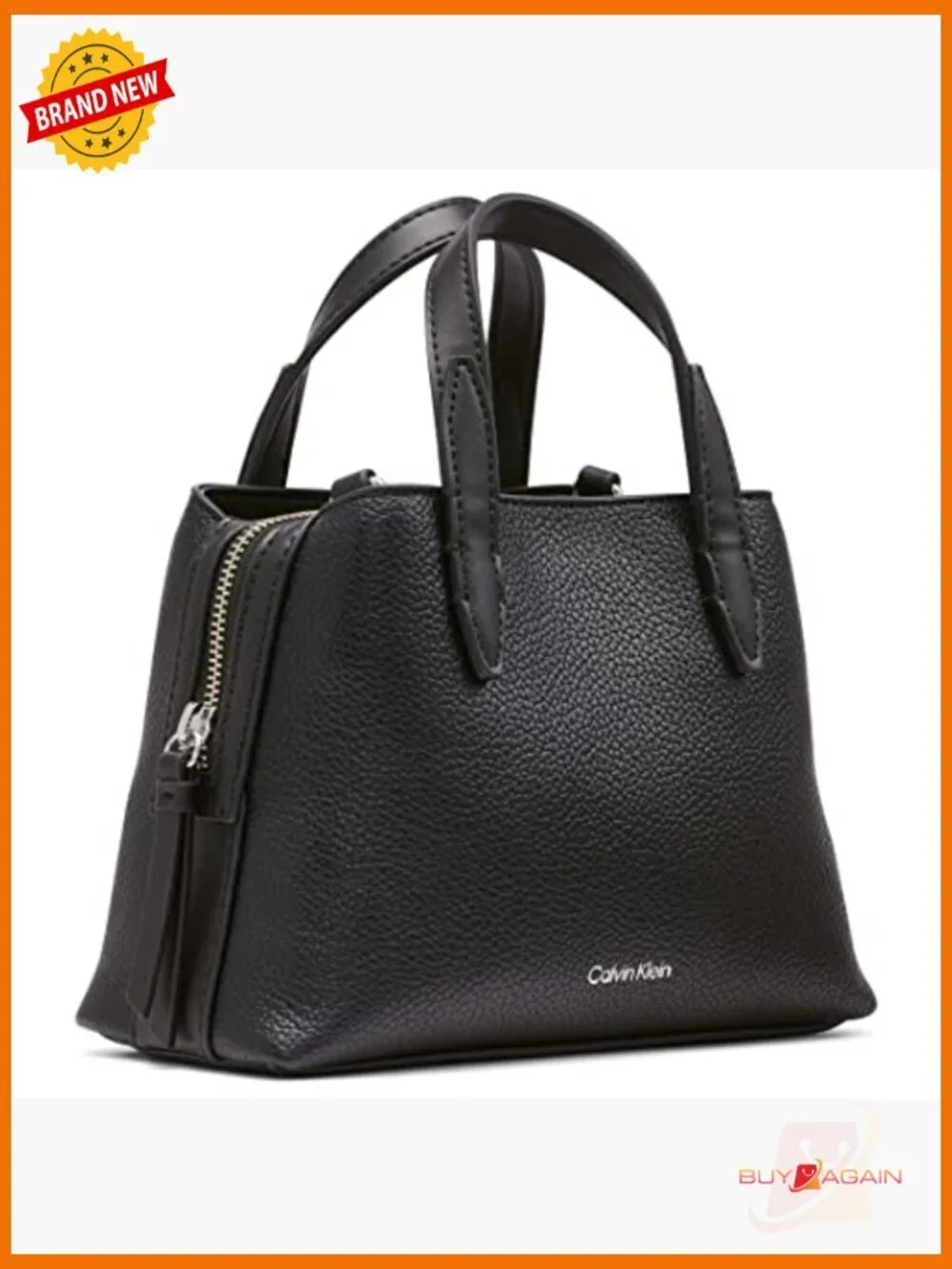 Millie 2 in 1 Triple Compartment Mini Satchel Crossbody - Vegan Leather Handbag